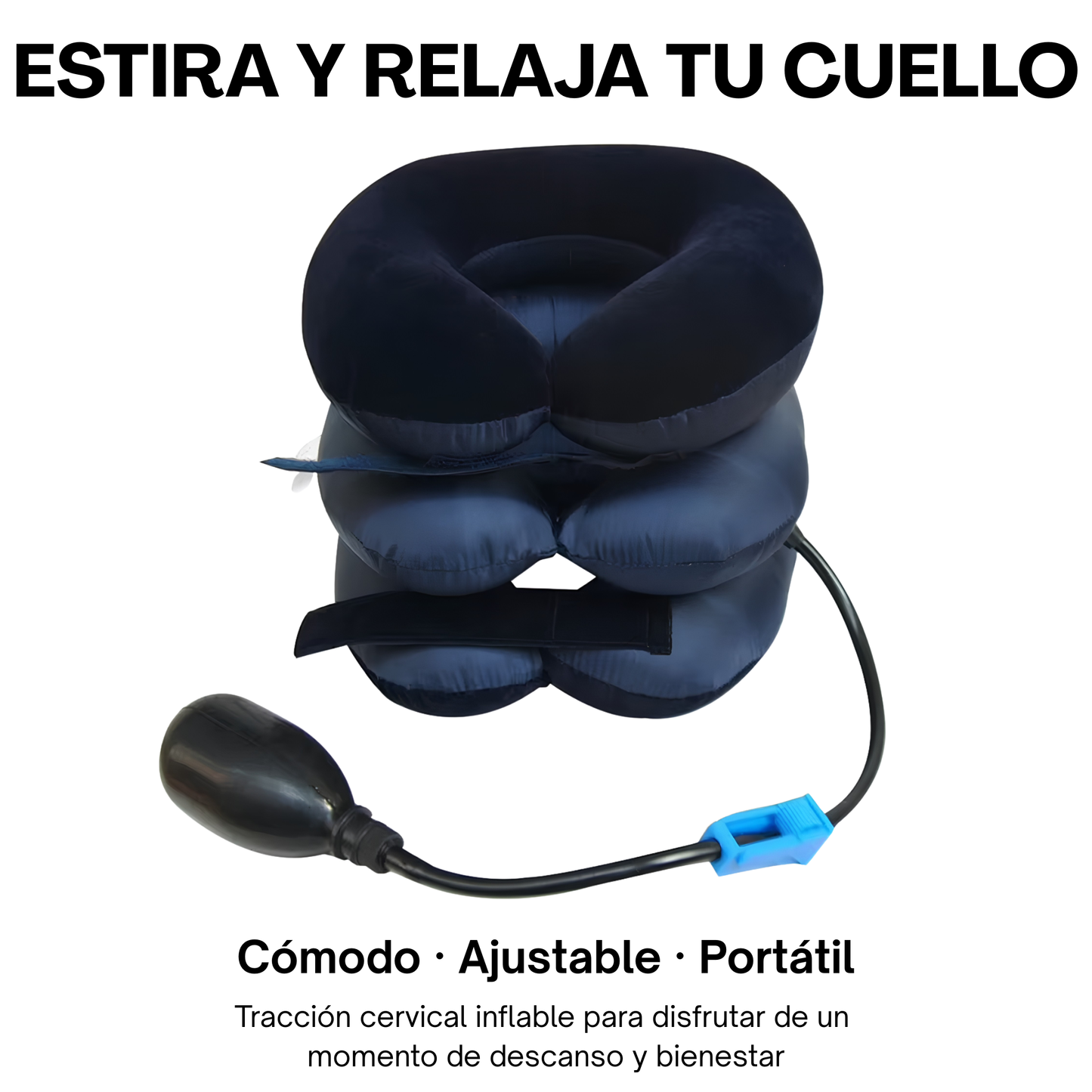 Soporte Cervical de Tracción Inflable Portátil
