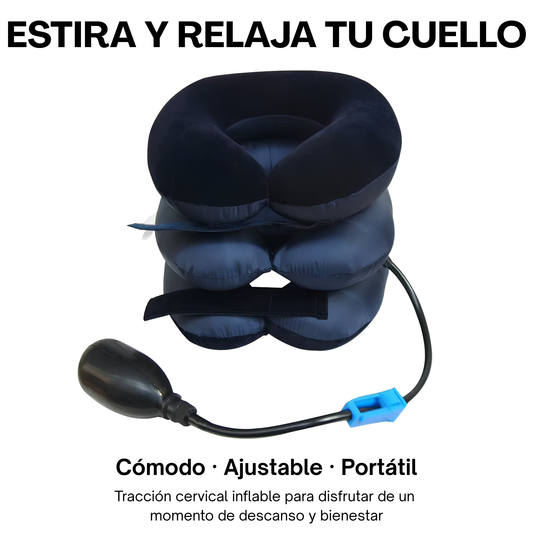 Soporte Cervical de Tracción Inflable Portátil