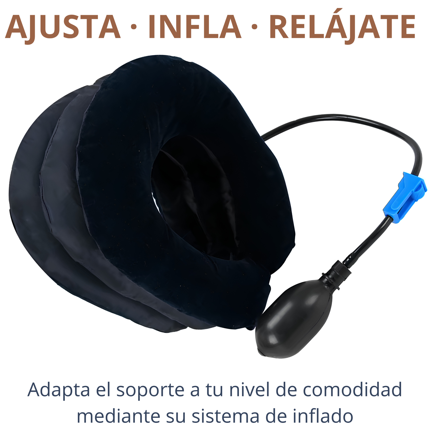 Soporte Cervical de Tracción Inflable Portátil