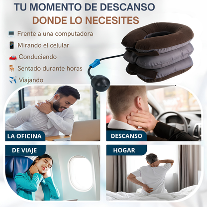 Soporte Cervical de Tracción Inflable Portátil